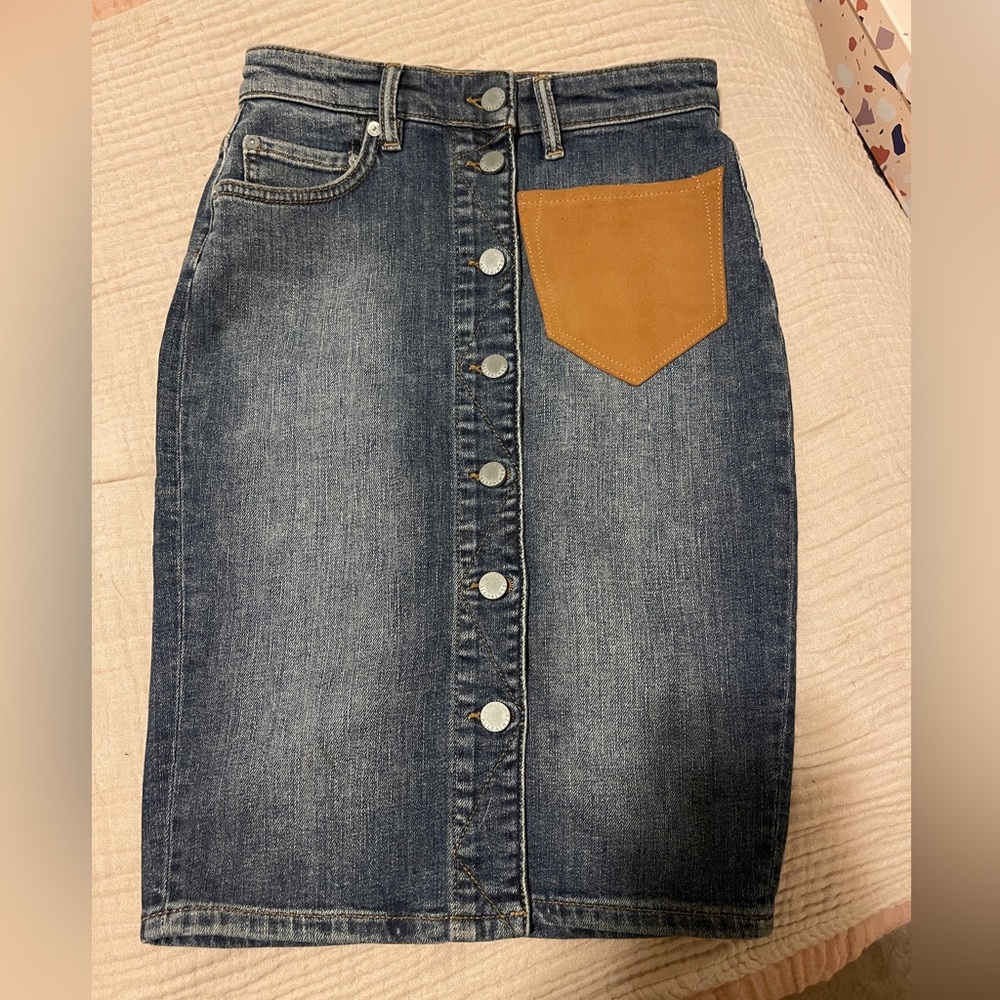ALLSAINTS Denim Skirt
